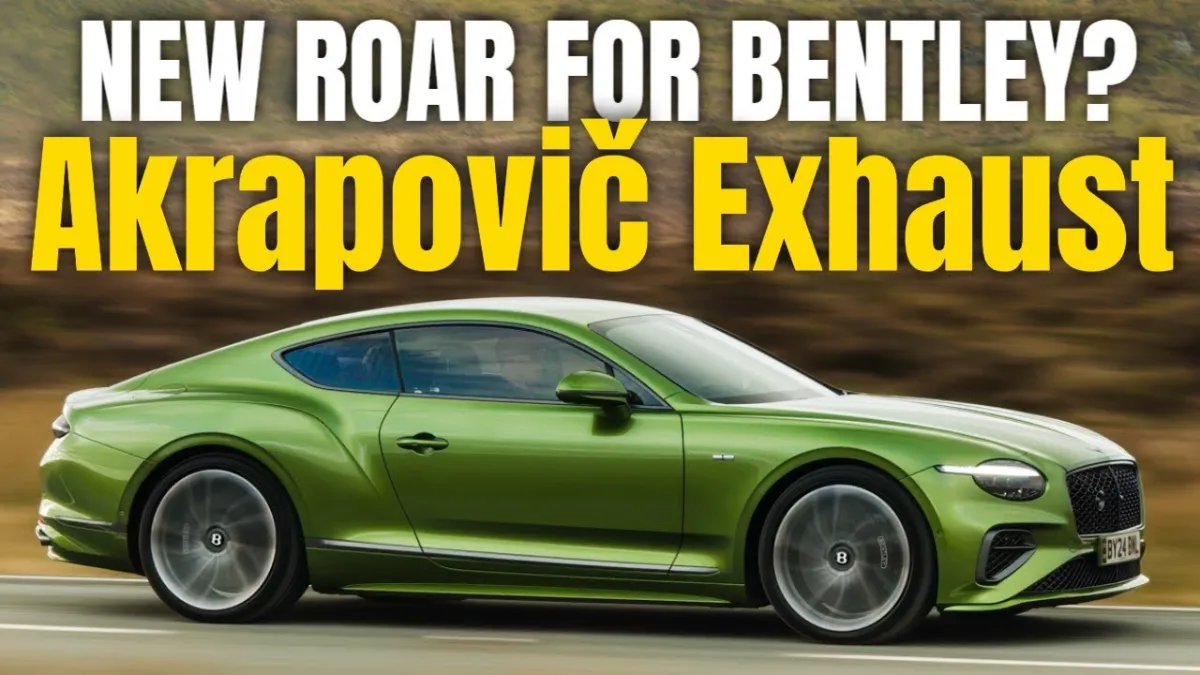 Bentley’s Titanium Akrapovič